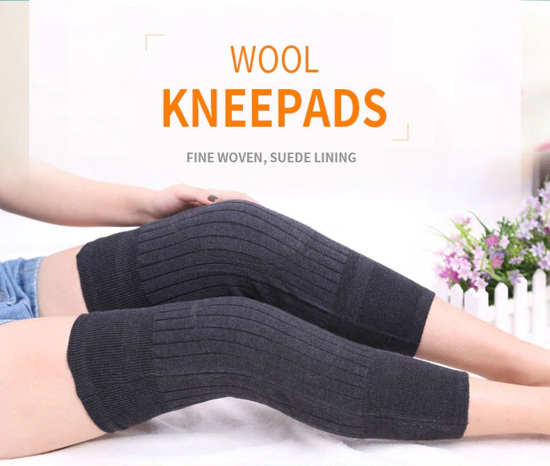 Unisex Winter Wool Elastic Knee Warmers |  Women / Men Outdoor Sports