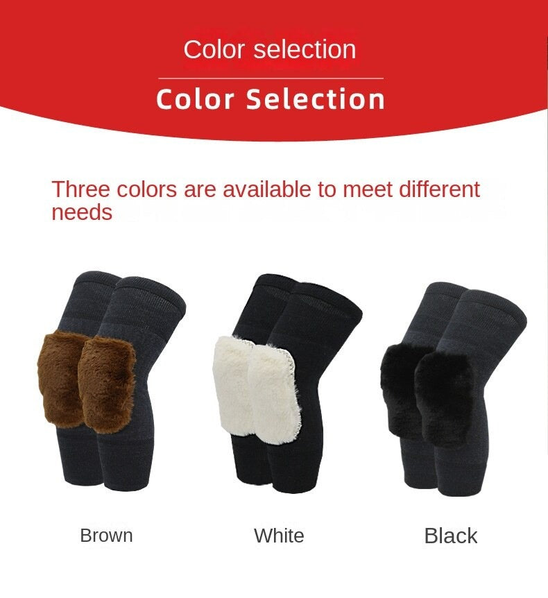 Unisex Winter Wool Elastic Knee Warmers |  Women / Men Outdoor Sports