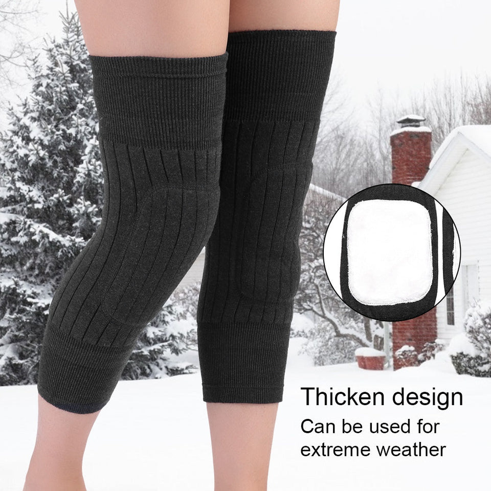 Unisex Winter Wool Elastic Knee Warmers |  Women / Men Outdoor Sports