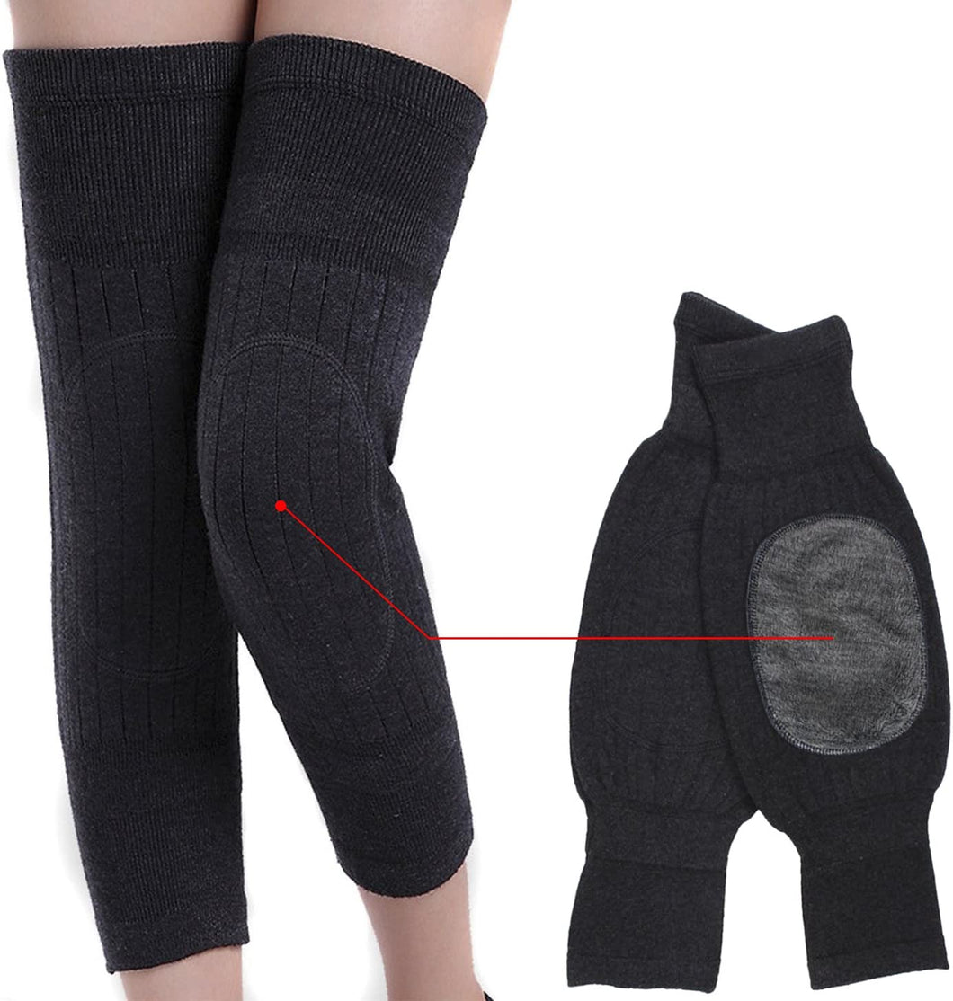 Unisex Winter Wool Elastic Knee Warmers |  Women / Men Outdoor Sports