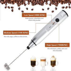 Portable Electric Coffee Beater Handheld Blender USB Mini Whisk Mixer Cappuccino Cream Egg Beater Food Blender Kitchen Accessories