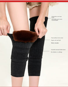 Unisex Winter Wool Elastic Knee Warmers |  Women / Men Outdoor Sports