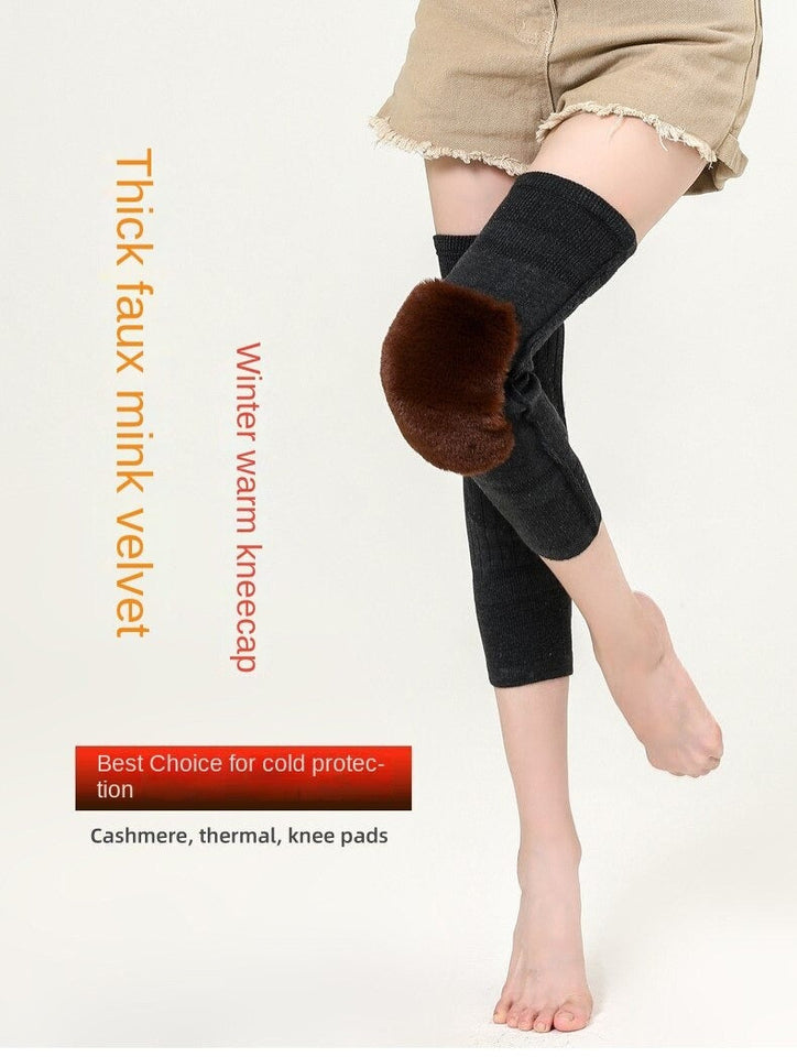 Unisex Winter Wool Elastic Knee Warmers |  Women / Men Outdoor Sports