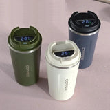 Coffee Mug Stainless Steel with Temperature Display Vacuum Flask Bottle