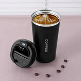 Coffee Mug Stainless Steel with Temperature Display Vacuum Flask Bottle