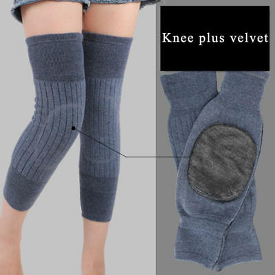 Unisex Winter Wool Elastic Knee Warmers |  Women / Men Outdoor Sports