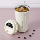 Coffee Mug Stainless Steel with Temperature Display Vacuum Flask Bottle